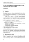 07 STATUS AND PERSPECTIVES OF ALKALI ACTIVATED MATERIALS AROUND THE WORLD